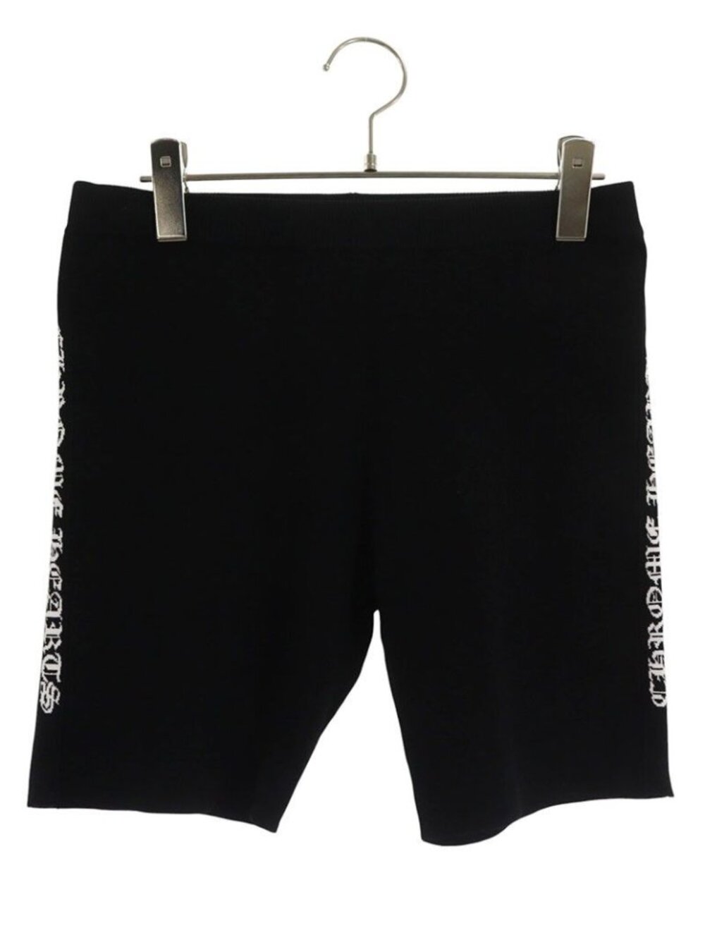 Chrome Hearts Y NOT Cross Pattern Slide Script Logo Shorts M